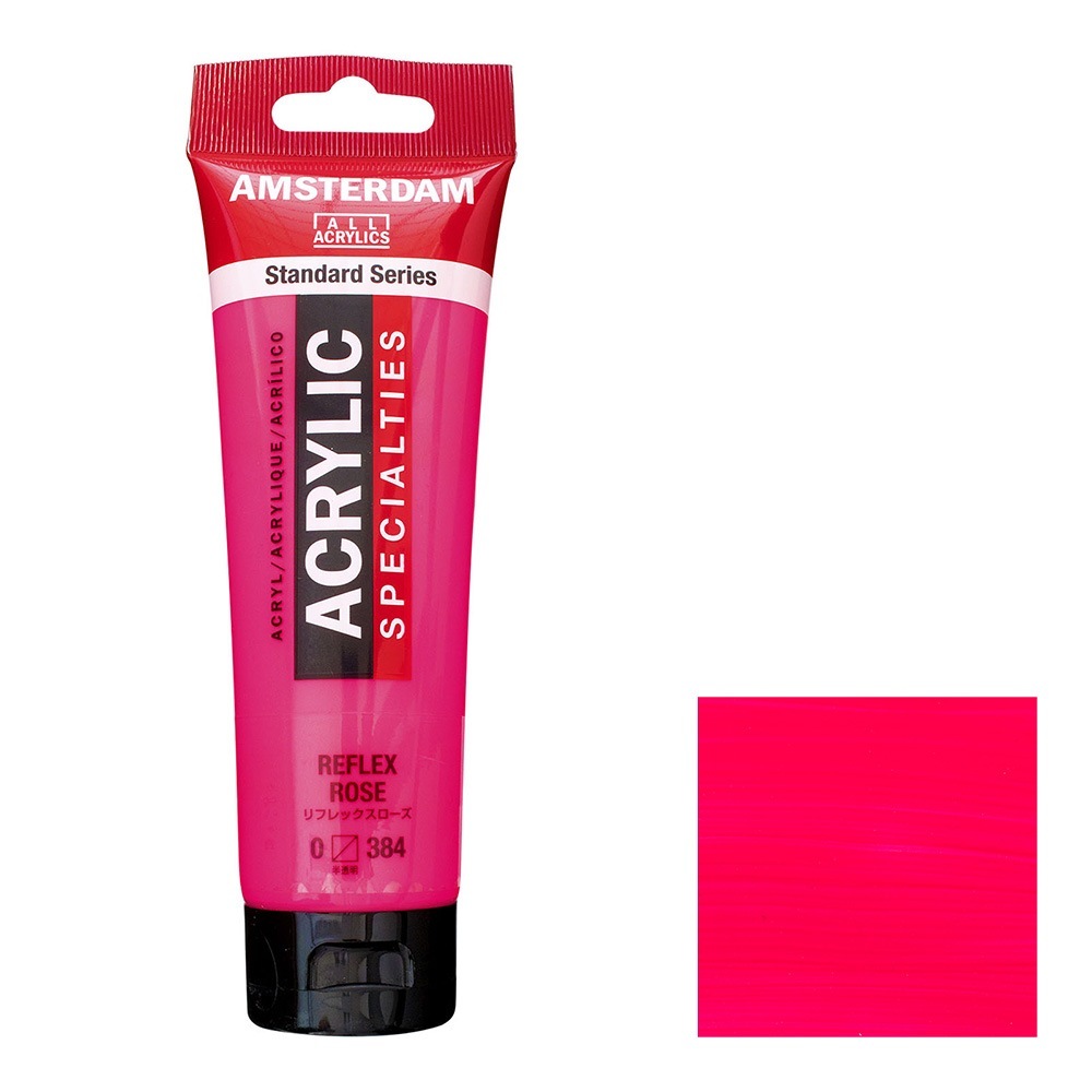 アムステルダム アクリリックカラー 120mL リフレックスローズ T1709-384 特別色