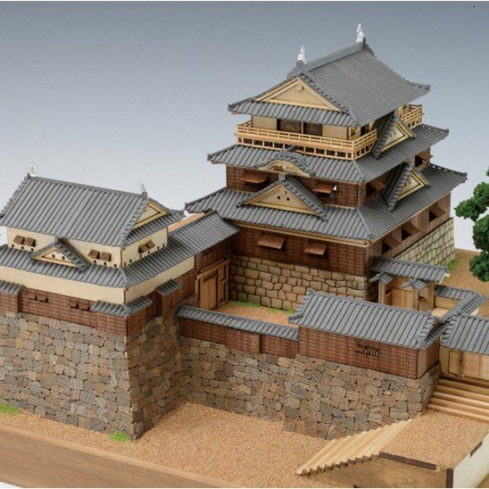 ウッディジョー 建築 1/150 松山城