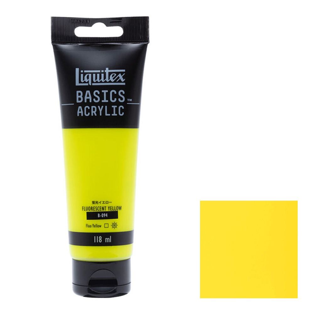 リキテックス ベーシックス 118mL 094 蛍光イエロー 16002094 Liquitex BASICS