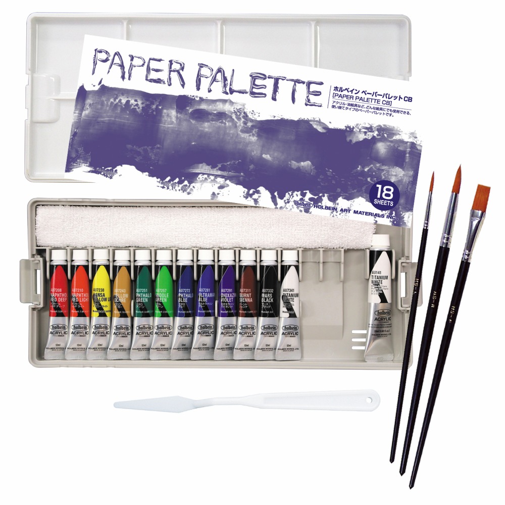ホルベイン アクリリックカラー スクール13本 組合せセット (CB） 134142 アクリル絵具 組み合わせセット