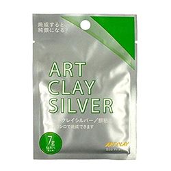 wa※nder⭐アートクレイシルバー 50gプラス25g アートクレイシルバー 粘土タイプ 7g A-0272 | アークオアシス
