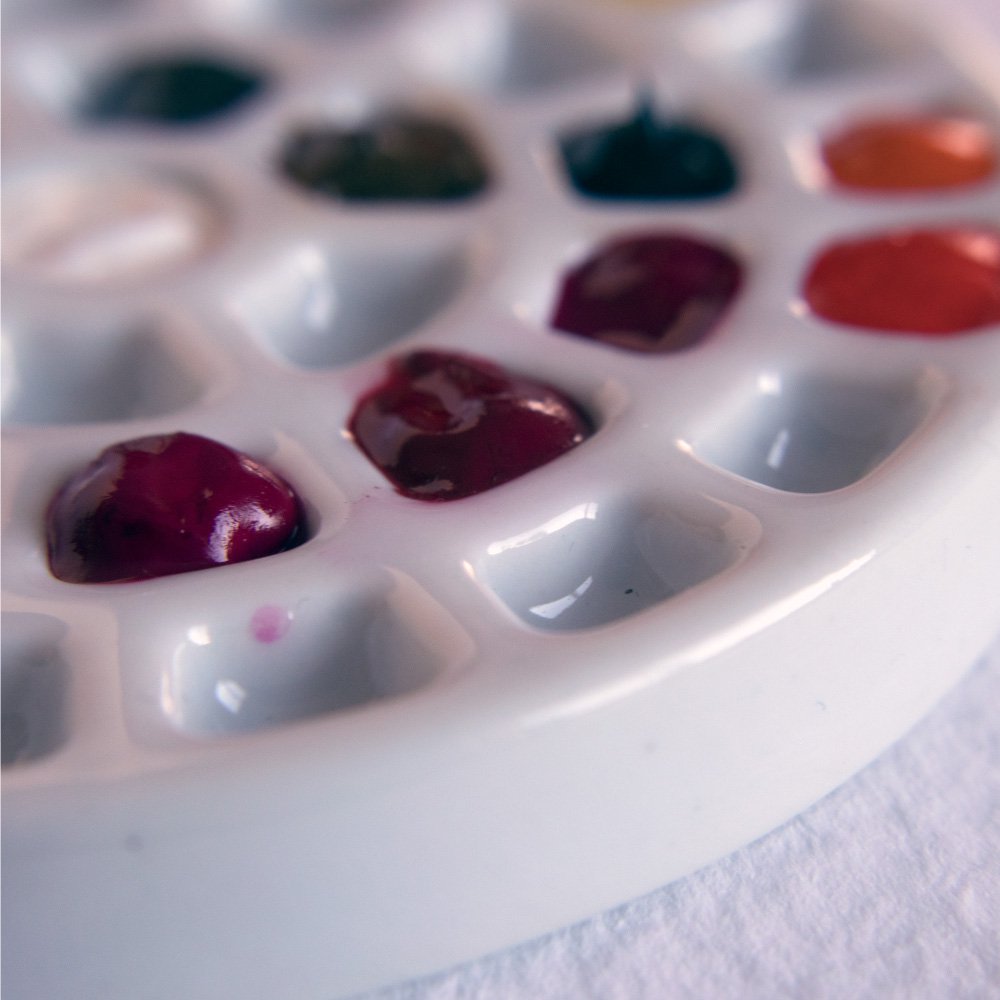 ホルベイン エッチャー ミニパレット 210165 ETCHRエッチャー 磁器製ミニパレット 37仕切り 210165 etchr