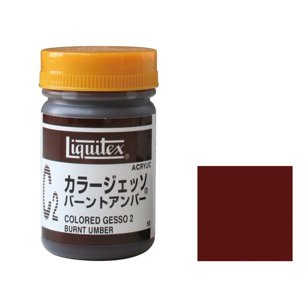 6個セット リキテックス  カラージェッソ  50ｍＬ  Ｃ2  バーントアンバー  (16300502)