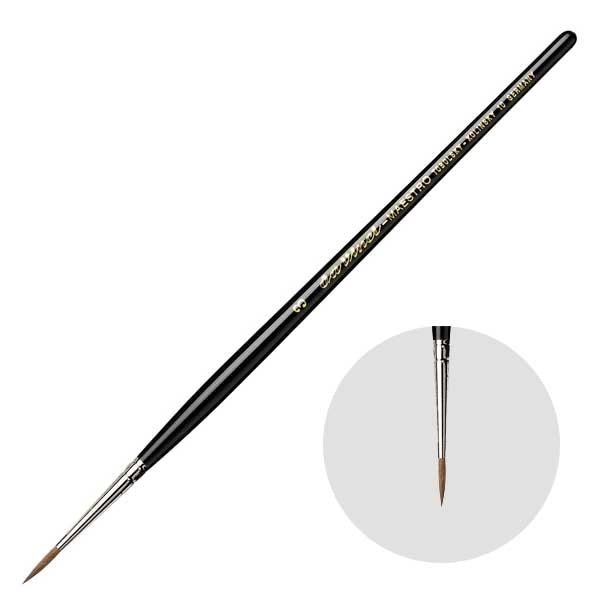 ダヴィンチ画筆 10-3号 ラウンド(丸) 水彩筆 コリンスキー毛 MAESTRO (202009)