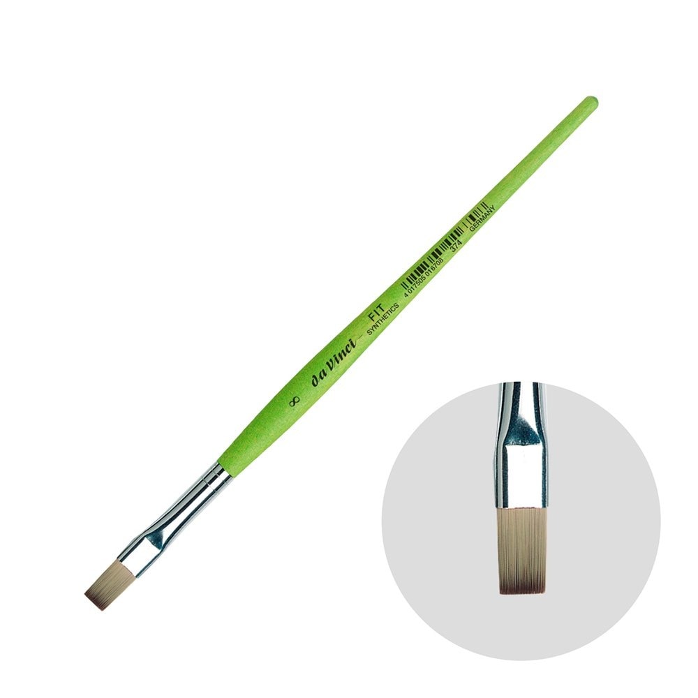 ダヴィンチ画筆 374-8号 フラット(平) シンセティック FIT (202814)