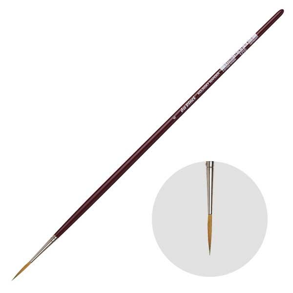 ダヴィンチ画筆 1210-6号 ライナー(丸) 油彩筆 レッドセーブル毛 RED SABLE (103206)
