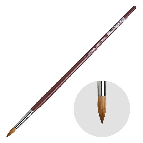 ダヴィンチ画筆 1610-18号 ラウンド(丸) 油彩筆 レッドセーブル毛 RED SABLE (103172)