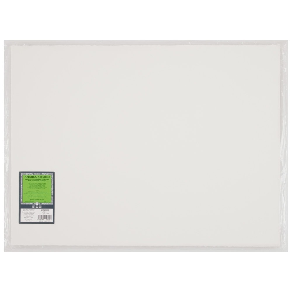 10枚入 アルシュ水彩紙 シート 細目 300g 560×760mm (1795005)