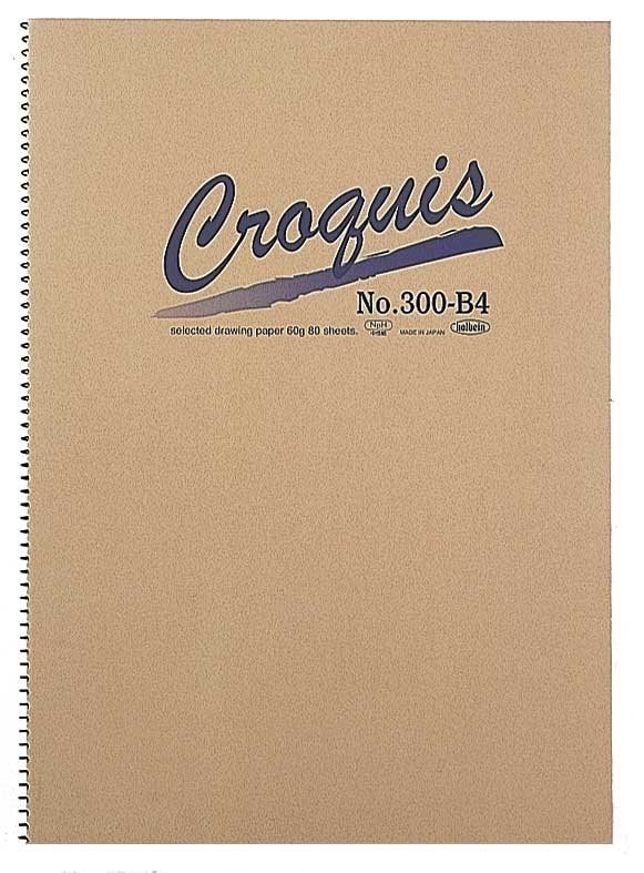 5冊セット クロッキーブック スプリング No.300 B4 (270185) ホルベイン HOLBEIN ホルベイン HOLBEIN