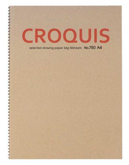 5冊セット クロッキーブック スプリング No.750 A4 (270191) ホルベイン HOLBEIN ホルベイン HOLBEIN