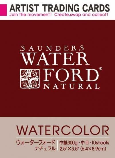 アーティストトレーディングカード ウォーターフォード水彩紙 ナチュラル 300g 中目 (263215) ホルベイン HOLBEIN ホルベイン HOLBEIN