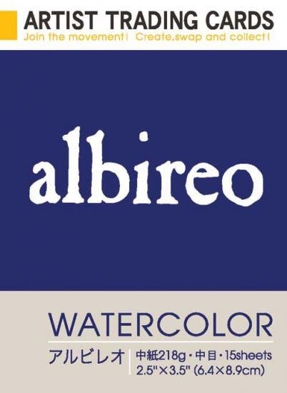 アーティストトレーディングカード アルビレオ水彩紙 218g 中目 (263218) ホルベイン HOLBEIN ホルベイン HOLBEIN