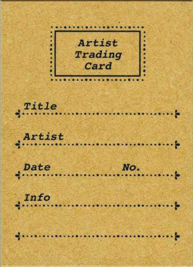 アーティストトレーディングカード スタンプ EK-01 (263221) ホルベイン HOLBEIN ホルベイン HOLBEIN