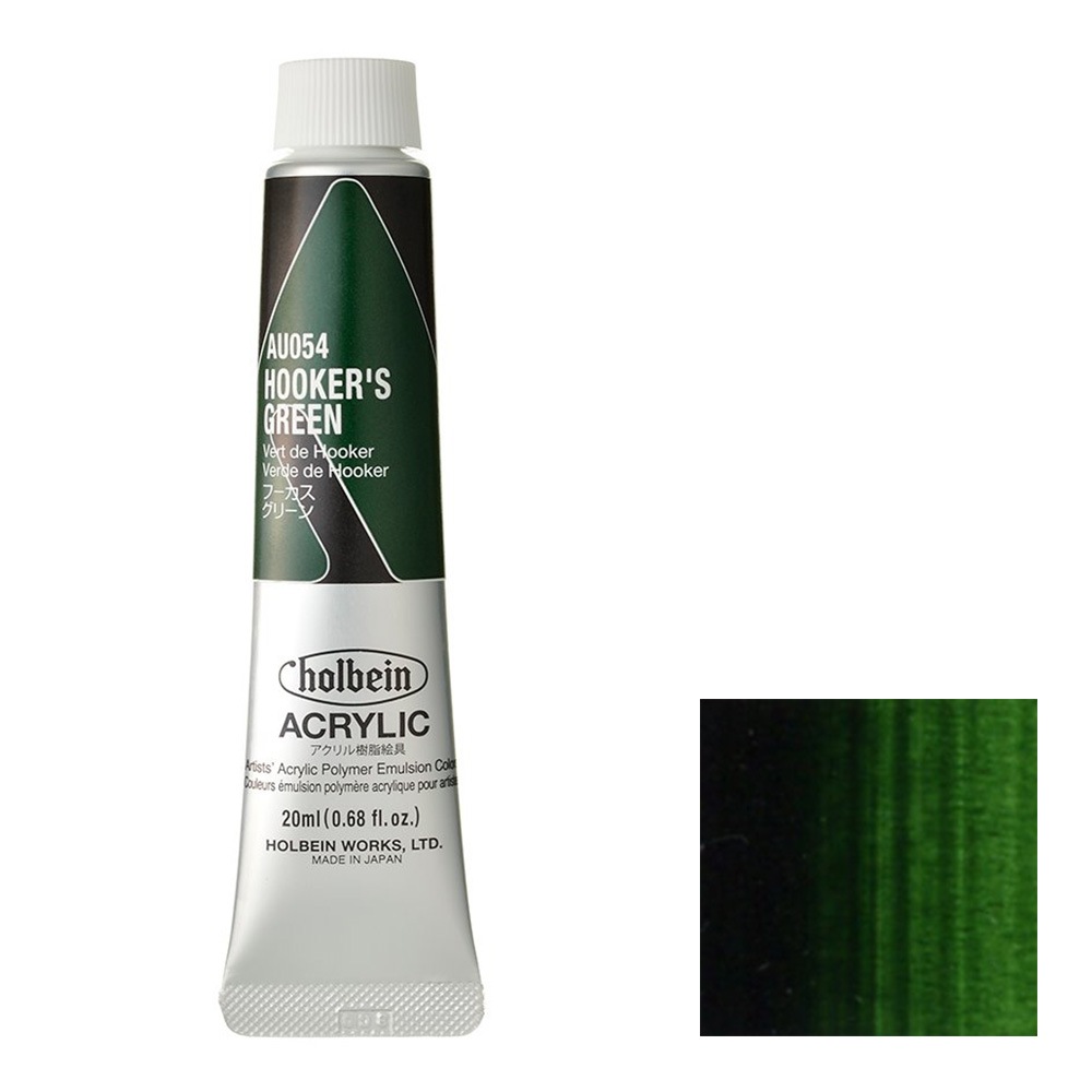 [3本セット] ホルベイン アクリリック カラー［ヘビーボディ］ 20ml AU054 フーカス グリーン (16054)