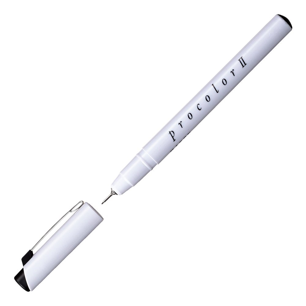 12本セット マクソン プロカラーII 黒 線種0.3mm (513503) ホルベイン