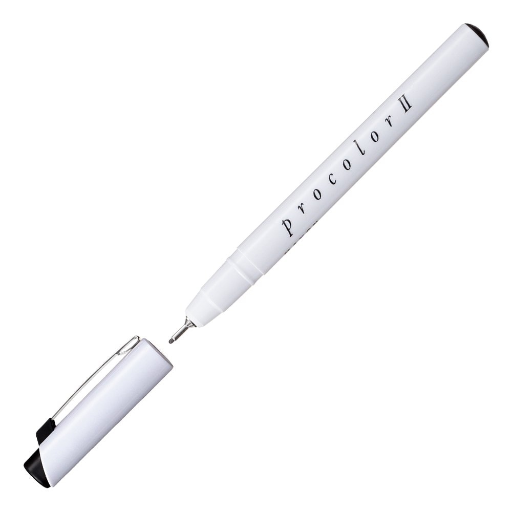 12本セット マクソン プロカラーII 黒 線種0.8mm (513508) ホルベイン