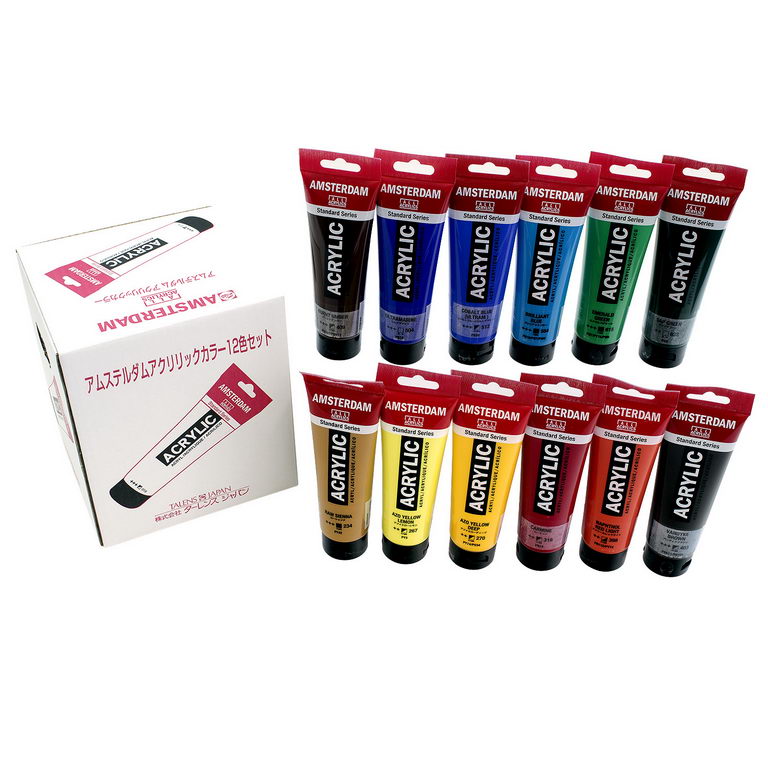 アムステルダム アクリリックカラー 120ml 12色セットBN (498787) ターレンス