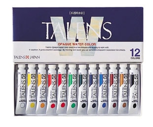 5個セット ターレンス 不透明水彩絵具 12色セット (436951) ターレンス