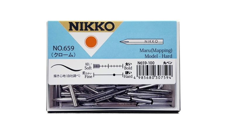 日光 N659 丸ペン 100本入 N659100