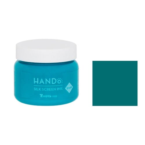 Tシャツくん シルクスクリーンインク リッチ 100g あおみどり (101114243) ホリゾン HANDo