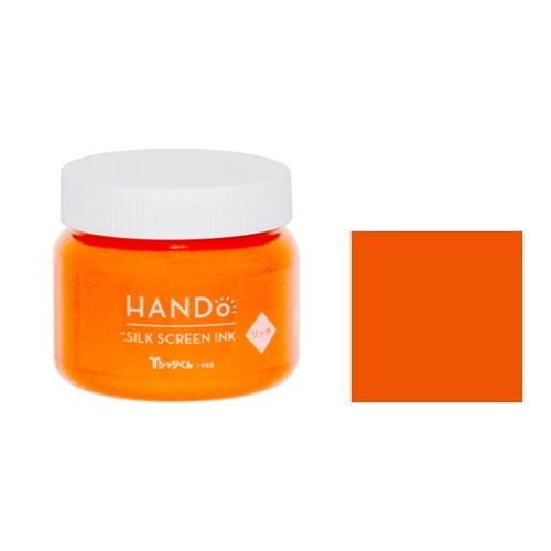 Tシャツくん シルクスクリーンインク リッチ 100g おれんじ (101114265) ホリゾン HANDo