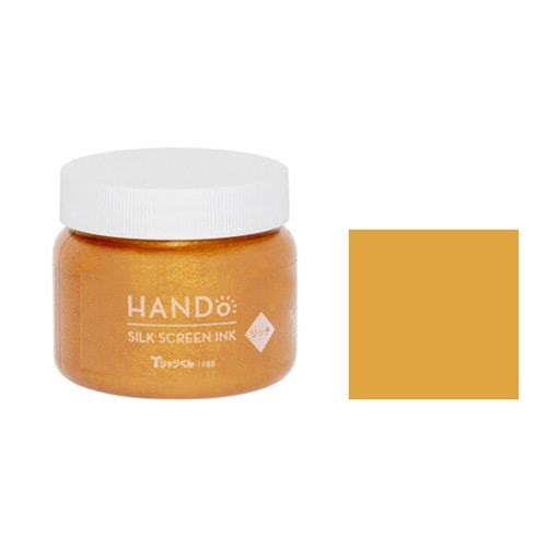 Tシャツくん シルクスクリーンインク リッチ 100g きん (101114258) ホリゾン HANDo