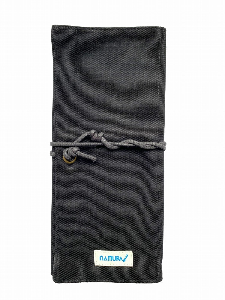 名村大成堂 オリジナルブラシケース ショート ブラック 80095072 (ケース単品 付属品無し)