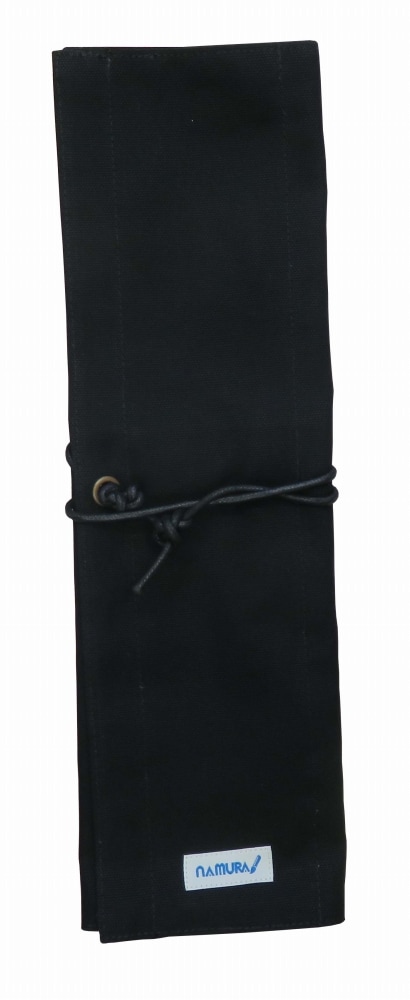 名村大成堂 オリジナルブラシケース ロング ブラック 80095062 (ケース単品 付属品無し)