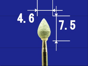 アルゴファイル 軸付砥石 品番：A-51 ピンク #120