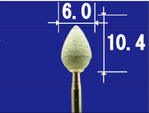 アルゴファイル 軸付砥石 品番：A-52 ピンク #120