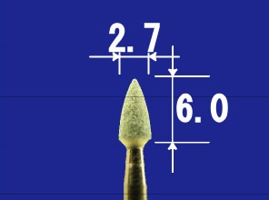 アルゴファイル 軸付砥石 品番：A-59 ピンク #120