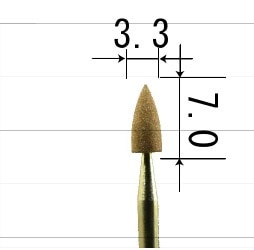 アルゴファイル 松風 シリコンポイント Ｍ2 品番：M2-28 粒度#360 (柔らかい)