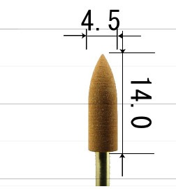 アルゴファイル 松風 シリコンポイント Ｍ3 品番：M3-13S 粒度#2500 (柔らかい)