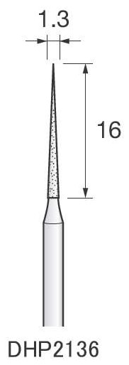 アルゴファイル カットダイヤ DHP2136 電着ダイヤモンドポイント