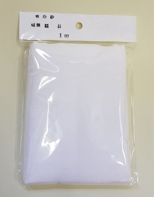 綿寒冷紗 糊無細目 1m×幅1m (紙・布類)  漆工芸用品