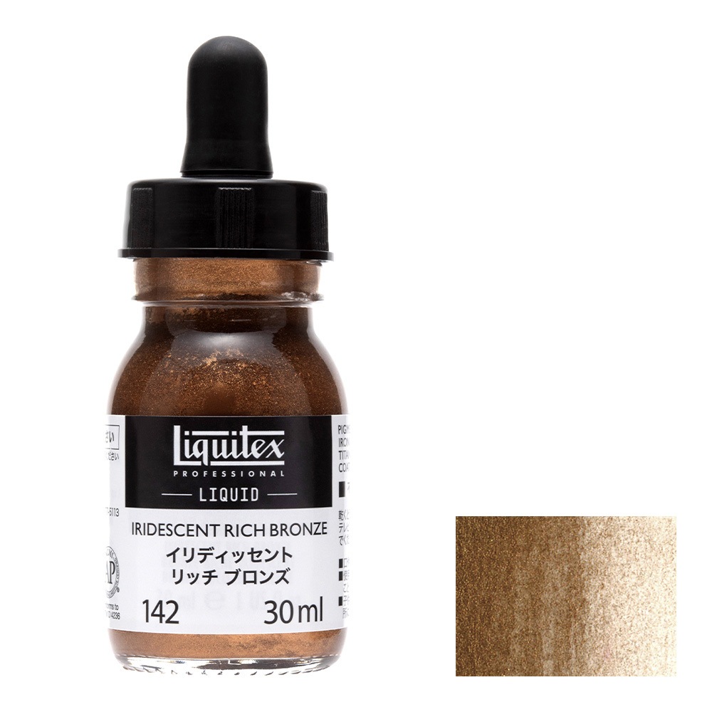 3本セット リキテックス リキッド 30ml 142 イリディッセント リッチ ブロンズ (15701142)