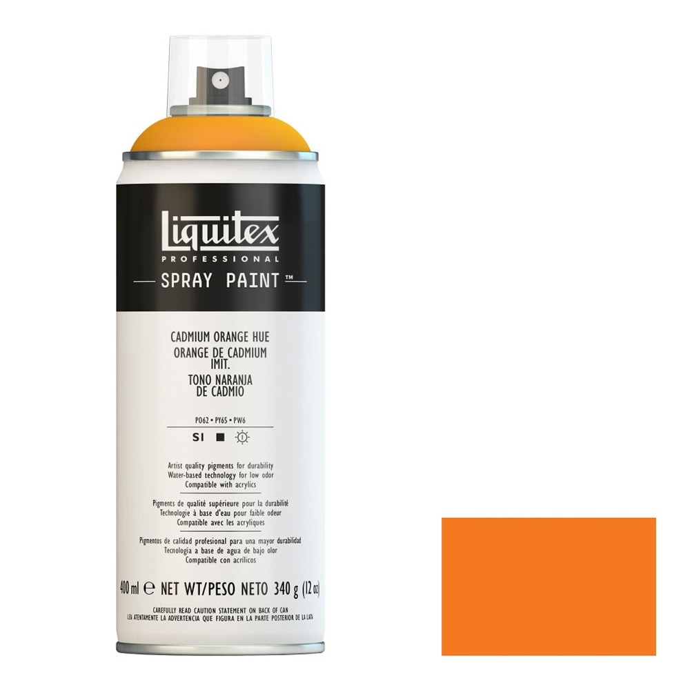 リキテックス スプレー 015 ブリリアント オレンジ (旧720 カドミウム オレンジ ヒュー) 400ml (15601015)