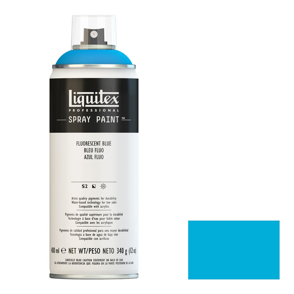 リキテックス スプレー 096 蛍光ブルー 400ml (15601096)