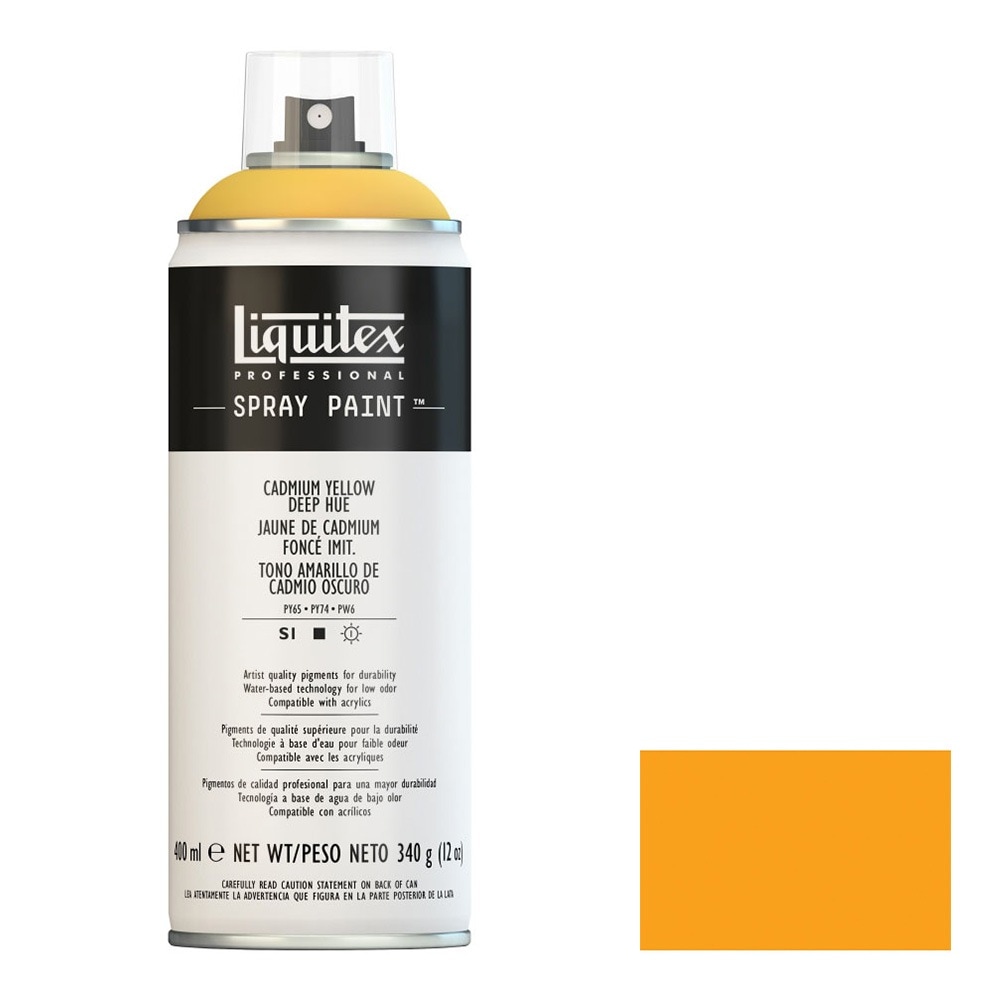 リキテックス スプレー 132 カドミウム イエロー ディープ ヒュー 400ml (15601132)