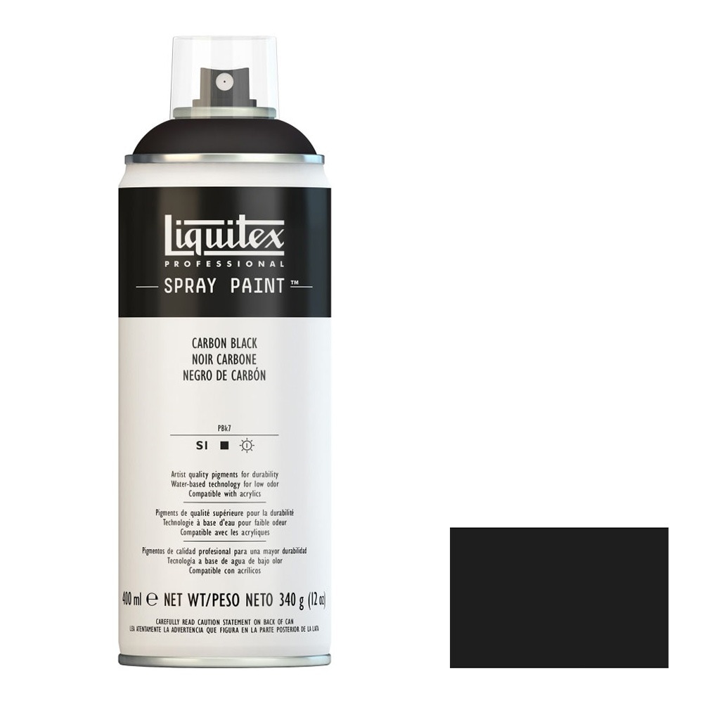 リキテックス スプレー 337 カーボン ブラック 400ml (15601337)