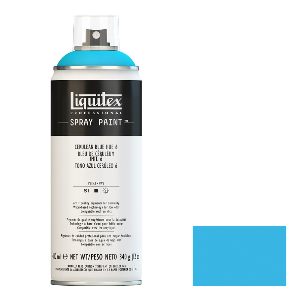 リキテックス スプレー 470 セルリアン ブルー ヒュー6 400ml (15601470)