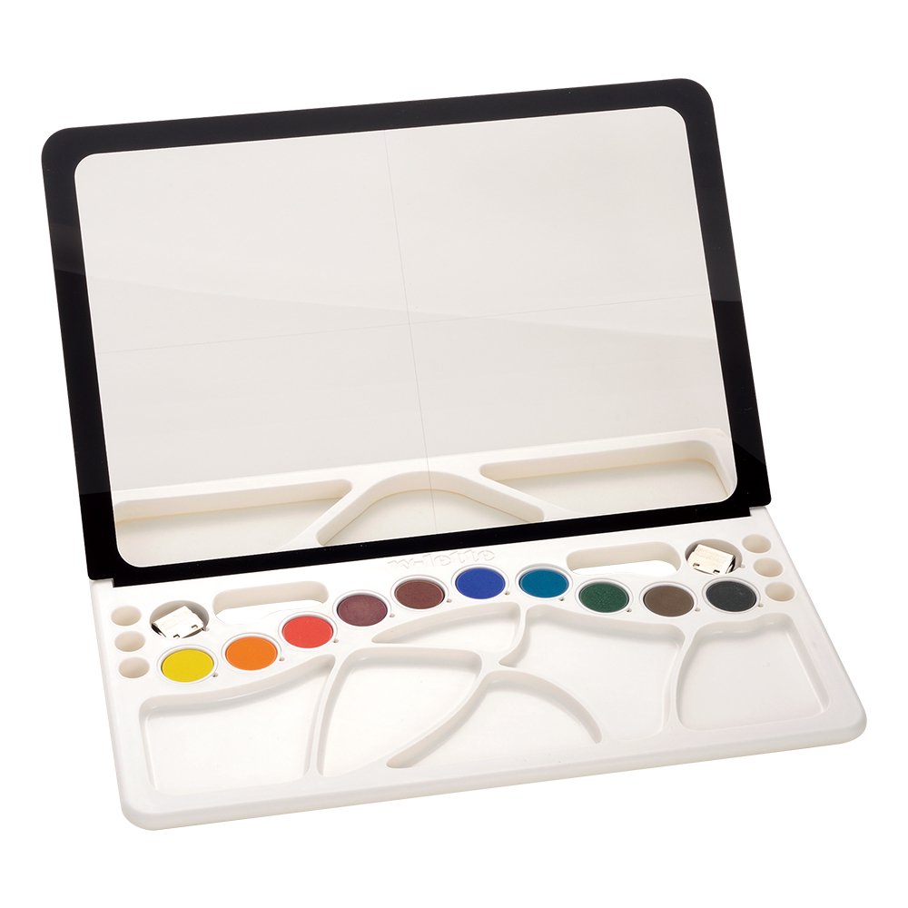 ホルベイン 水彩スケッチツール ダブレット A4 ケーキカラー10色パック (135110)