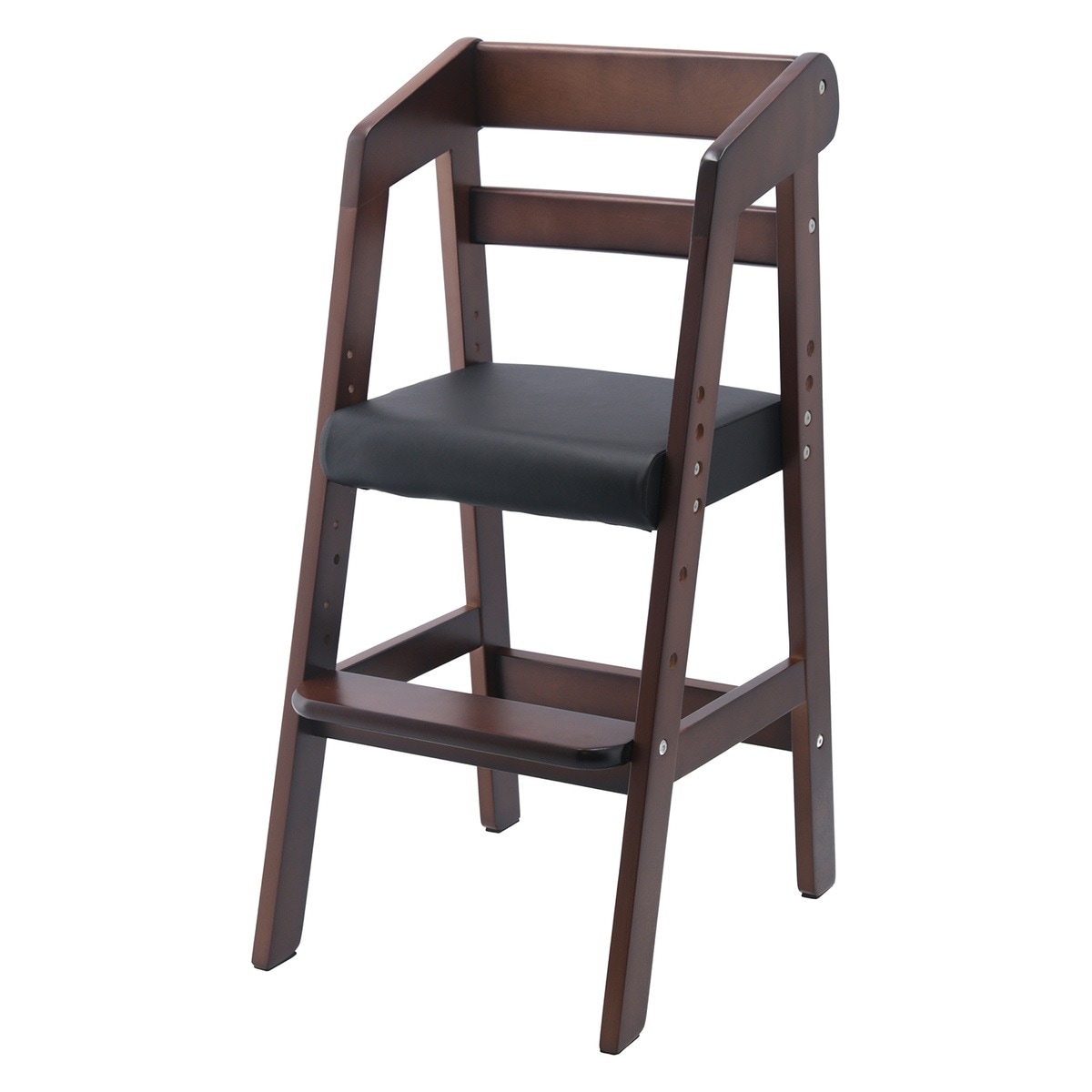 【送料無料】不二貿易 木製ベビーチェアー ダークブラウン HS-ETY02【メーカー直送・代引不可・配送地域限定】