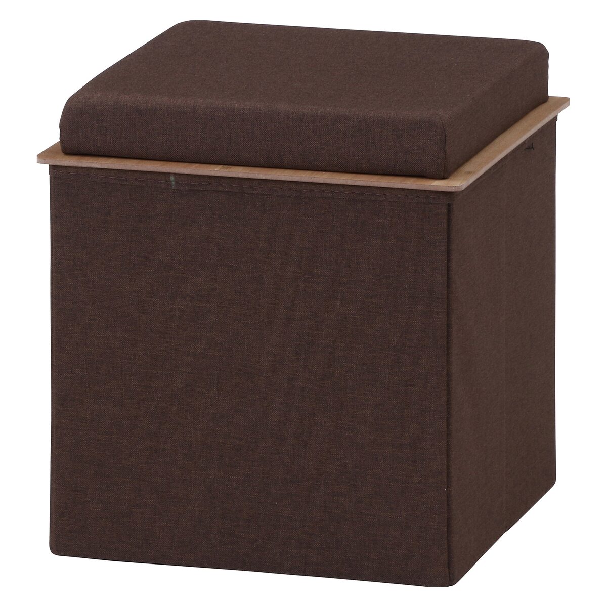 【送料無料】不二貿易 収納スツール プット BR【メーカー直送・代引不可・配送地域限定】