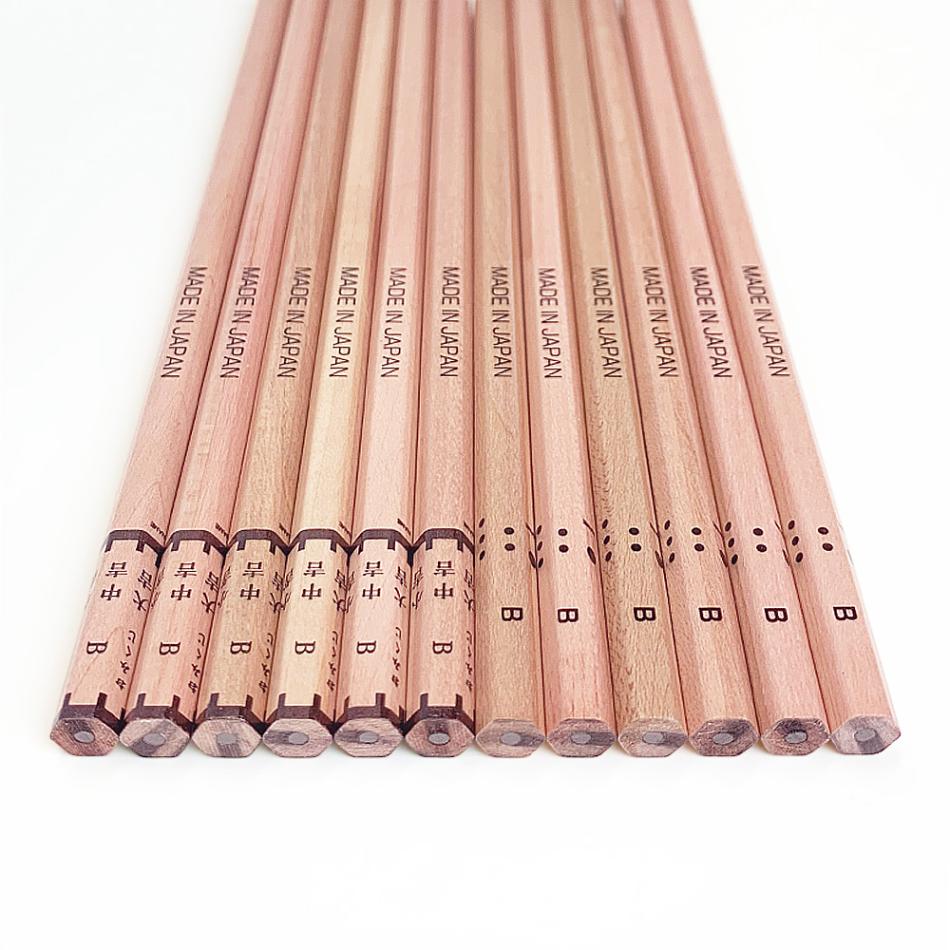 書き味自慢の鉛筆 B おみくじ・サイコロ柄 下町の職人が作った自信の