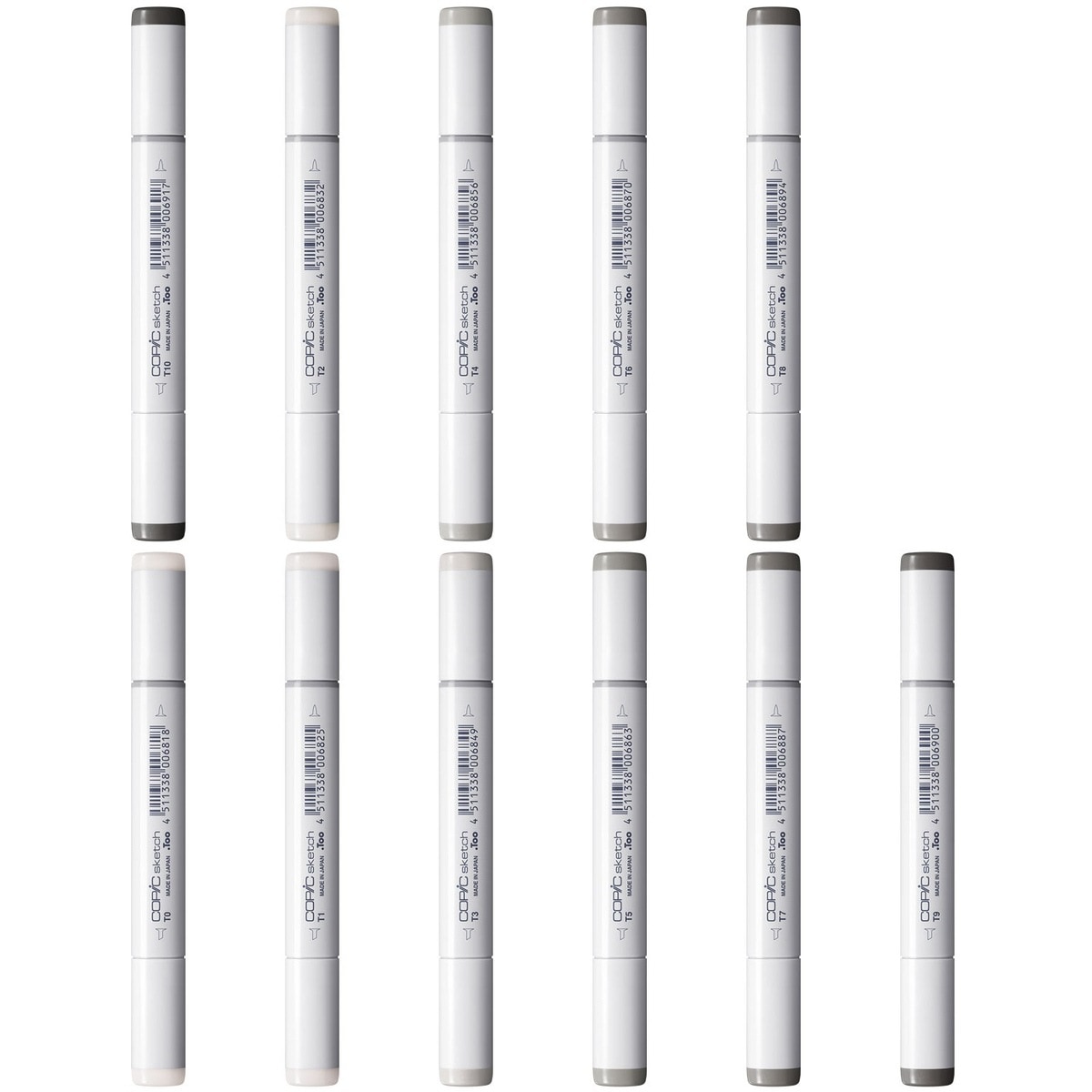 コピックスケッチ T(Toner Gray) 系全11色セット