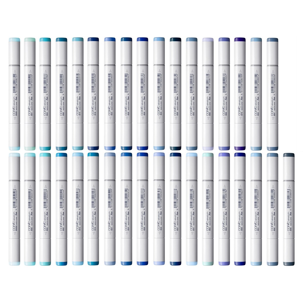 コピックスケッチ B (Blue) 系全35色セット | アークオアシス 