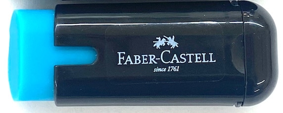 ファーバーカステル 鉛筆削り付き消しゴム ターコイズ 79839 (27191353