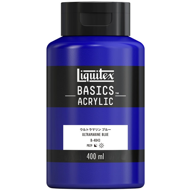 リキテックス ベーシックス 400mL 380(043) ウルトラマリンブルー Liquitex BASICS