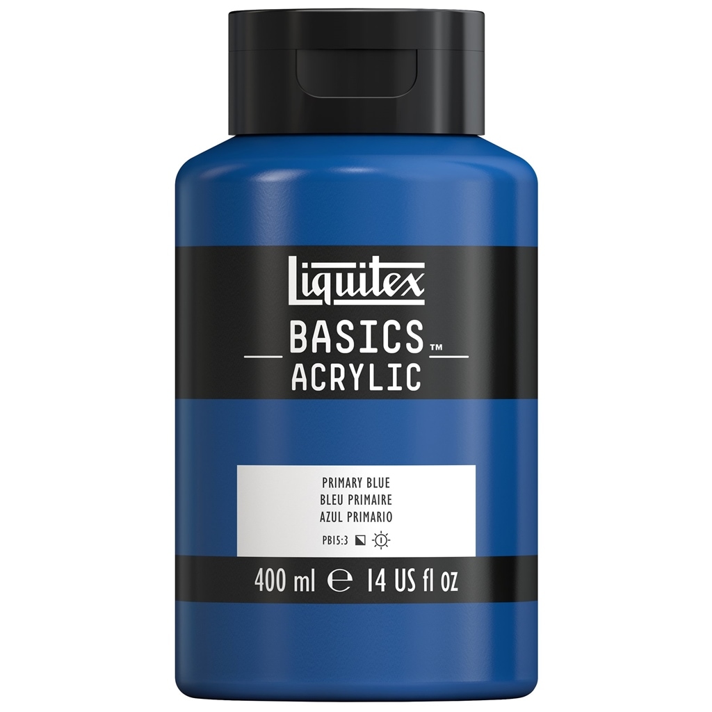 リキテックス ベーシックス 400mL 420(203) プライマリーブルー (16006420) Liquitex BASICS